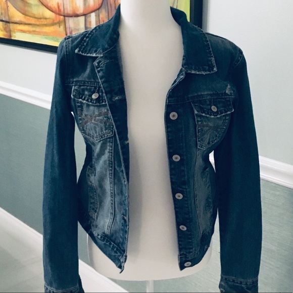 SOLD!!! AEROPOSTALE jean jacket Medium EUC - Picture 7 of 7
